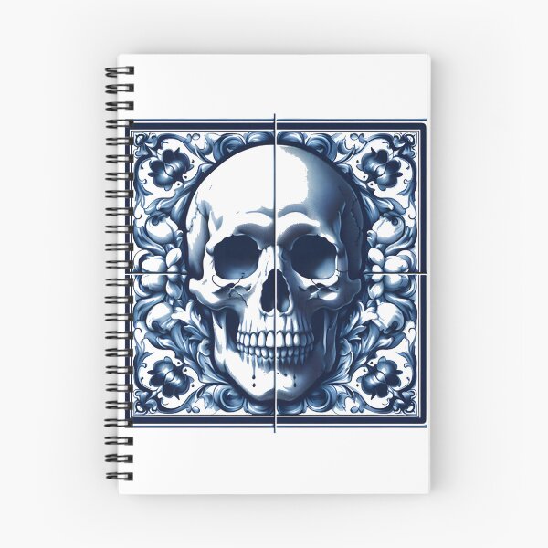Item preview, Delft Tile With Skull No LIMITED EDITION designed and sold by S1LVERst.