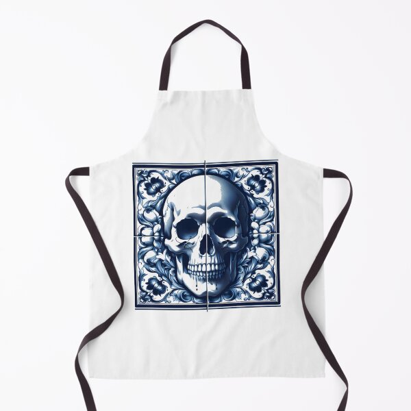 Item preview, Delft Tile With Skull No LIMITED EDITION designed and sold by S1LVERst.