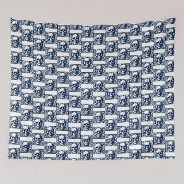Item preview, Delft Tile With Skull No LIMITED EDITION designed and sold by S1LVERst.