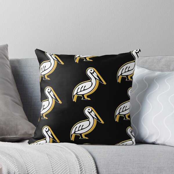 Item preview, Minimalist Line Art Pelican Illustration with Yellow Shadow designed and sold by AhmedZouita.