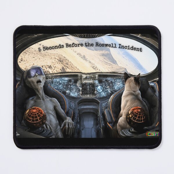 Item preview, Roswell 5 seconds before - Alien Humor designed and sold by CG17s.