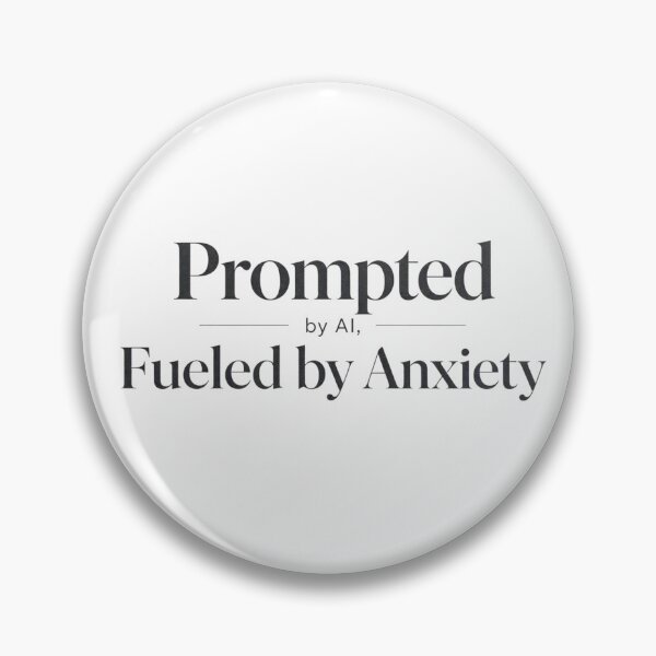 Item preview, Prompted by AI, Fueled by Anxiety designed and sold by FunnyShop67.