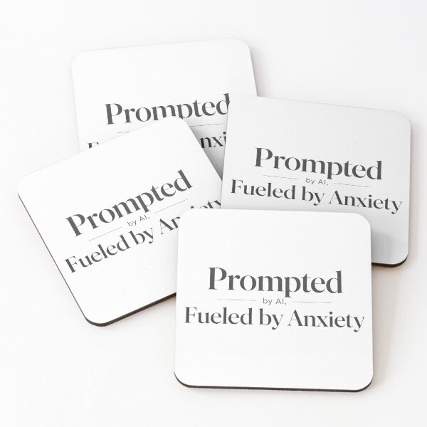 Item preview, Prompted by AI, Fueled by Anxiety designed and sold by FunnyShop67.