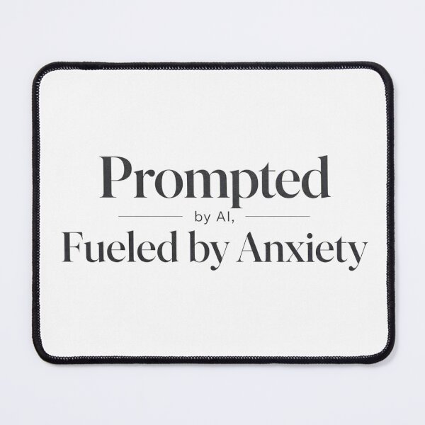 Item preview, Prompted by AI, Fueled by Anxiety designed and sold by FunnyShop67.