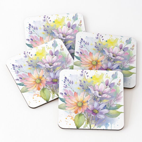 Item preview, Contemporary Wildflower Watercolor Art designed and sold by Becky-Poppins.