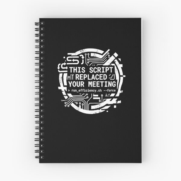 Item preview, This Script Replaced Your Meeting Tech Sarcasm designed and sold by ideas-and-gifts.