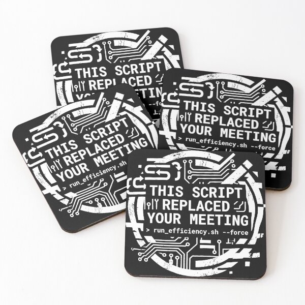 Artikelvorschau, This Script Replaced Your Meeting Informatik Humor entworfen und verkauft von ideas-and-gifts.