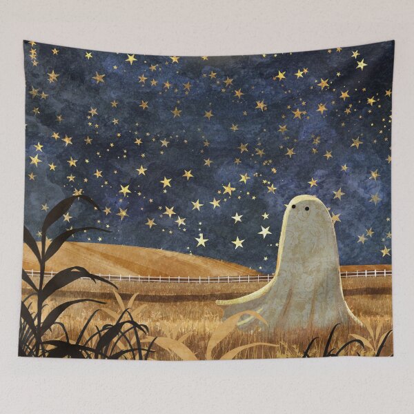 Item preview, Ghosts Of The Moon - Harvest Moon Portrait designed and sold by katherineblower.
