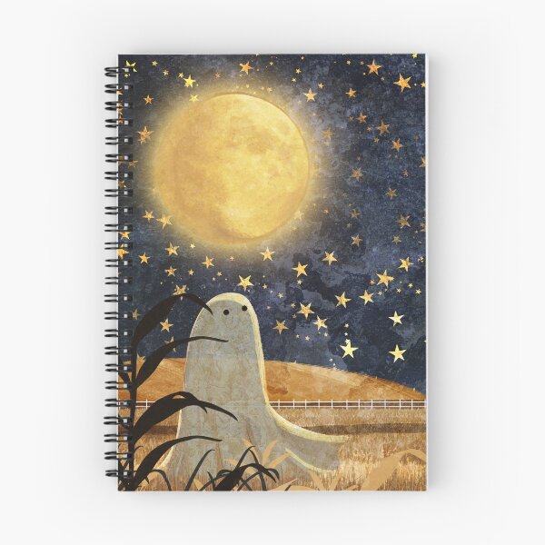 Item preview, Ghosts Of The Moon - Harvest Moon Landscape designed and sold by katherineblower.