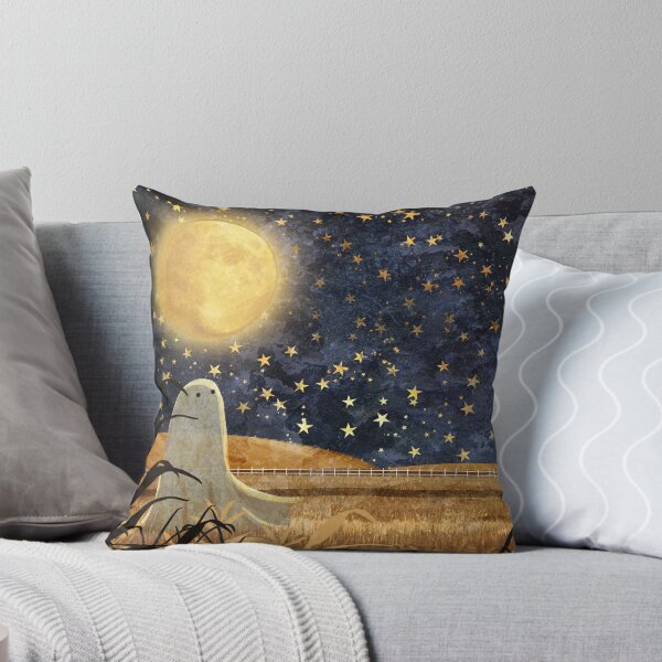 Item preview, Ghosts Of The Moon - Harvest Moon Landscape designed and sold by katherineblower.