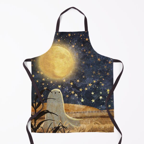 Item preview, Ghosts Of The Moon - Harvest Moon Landscape designed and sold by katherineblower.