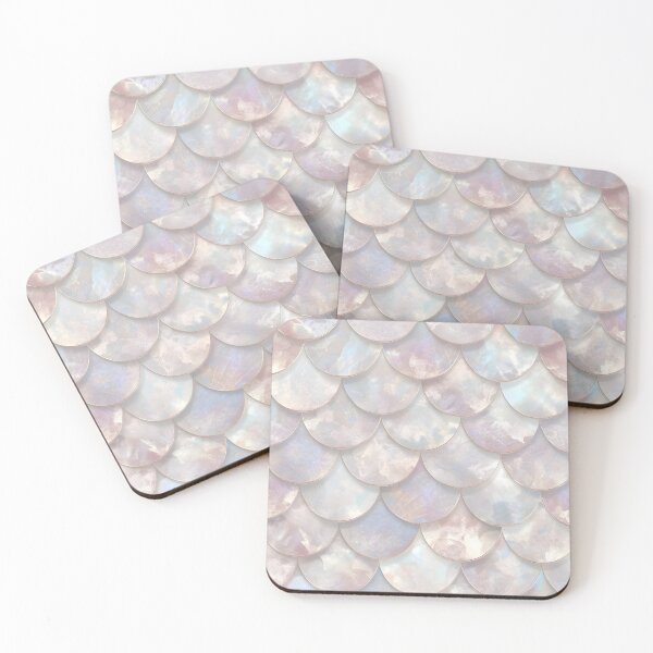 Item preview, Iridescent Opal Mermaid Scale Pastel Pattern designed and sold by CoastalEmp.