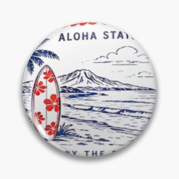 Item preview, Hawaii Aloha Surf Moon designed and sold by Hello_nyc.
