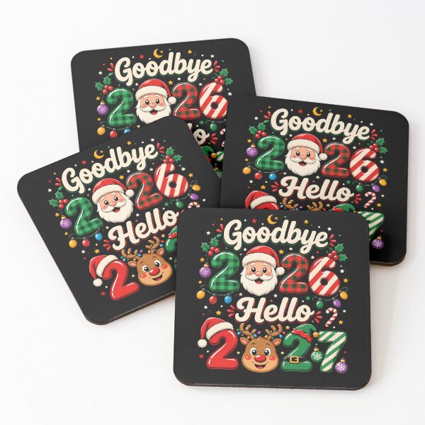 Item preview, Festive Santa and Reindeer New Year Design designed and sold by rafaeltto.