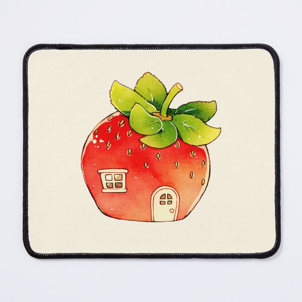 Item preview, Whimsical Strawberry House Fairy Cottage designed and sold by jianina-alondra.