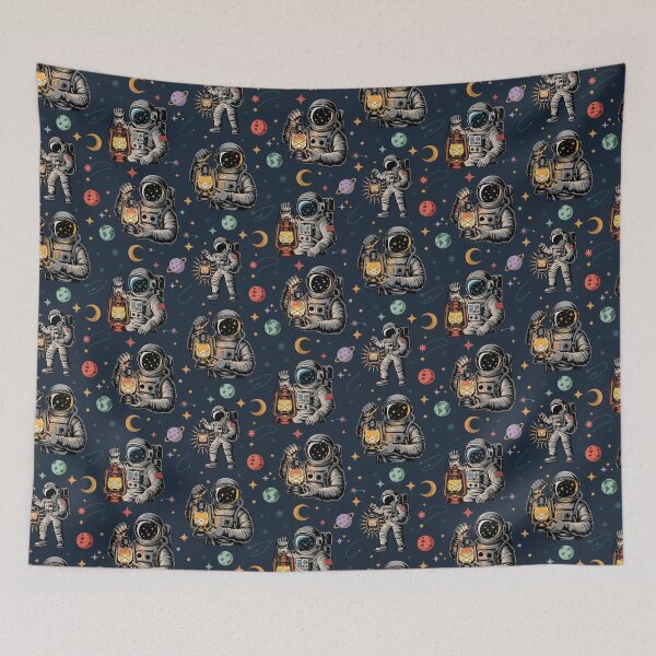 Item preview, Cosmic Lantern Astronauts in Space designed and sold by Zanigold.