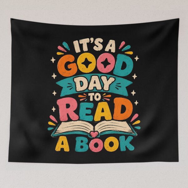 Item preview, Colorful reading quote design for book lovers designed and sold by rafaeltto.