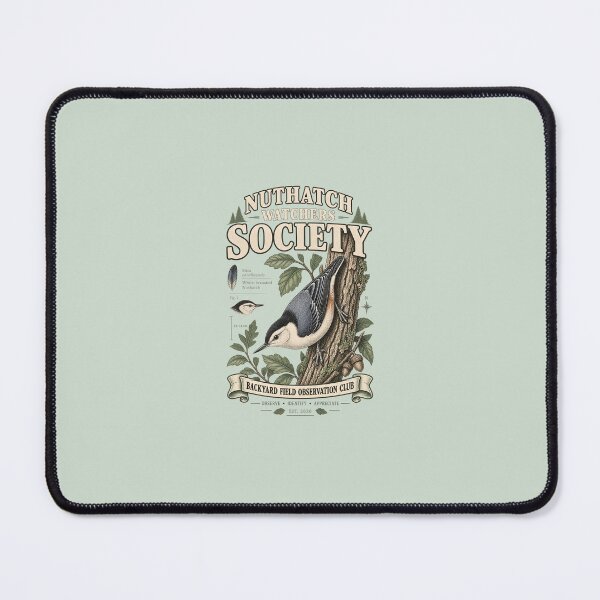 Item preview, Vintage White-Breasted Nuthatch Birdwatching Society Field Guide designed and sold by KakangMudi.