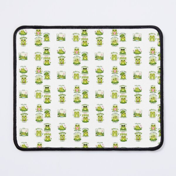 Item preview, Kawaii Green Cute Frog, Kawaii Frog Collection designed and sold by graphic-genie.