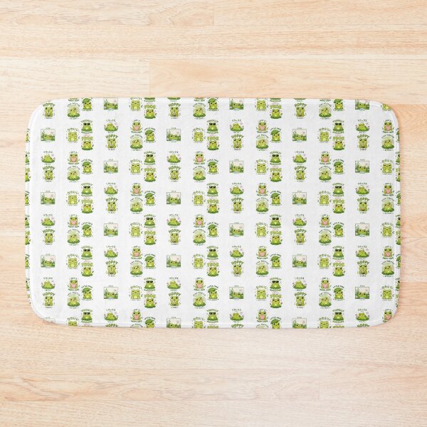 Item preview, Kawaii Green Cute Frog, Kawaii Frog Collection designed and sold by graphic-genie.