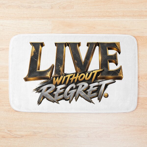 Item preview, Live Without Regret designed and sold by bolaAura.