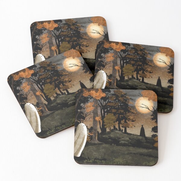 Item preview, Ghosts Of The Moon - Hunter Moon Landscape designed and sold by katherineblower.