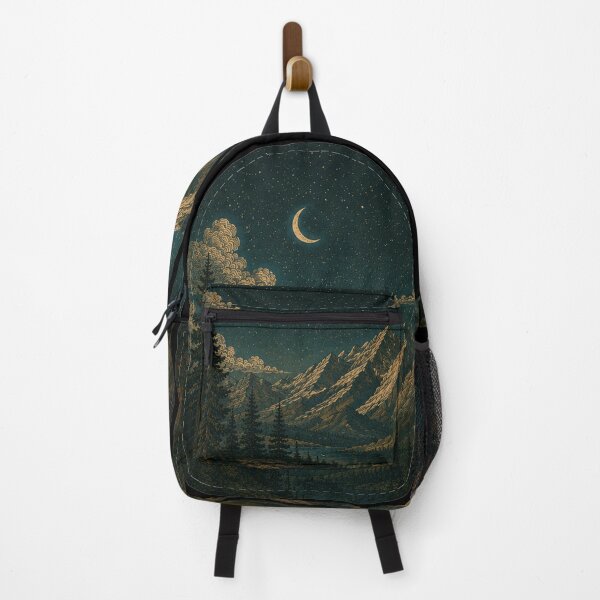 Item preview, Vintage Mountain Waterfall Wilderness Landscape designed and sold by NoMatterBaby.