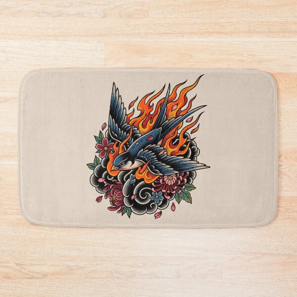 Item preview, Flame Swallow Tattoo designed and sold by Tnerv.
