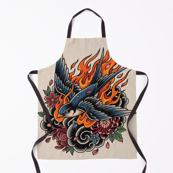 Item preview, Flame Swallow Tattoo designed and sold by Tnerv.
