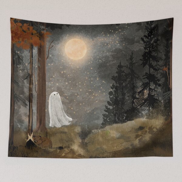 Item preview, Ghosts Of The Moon - Beaver Moon Landscape designed and sold by katherineblower.
