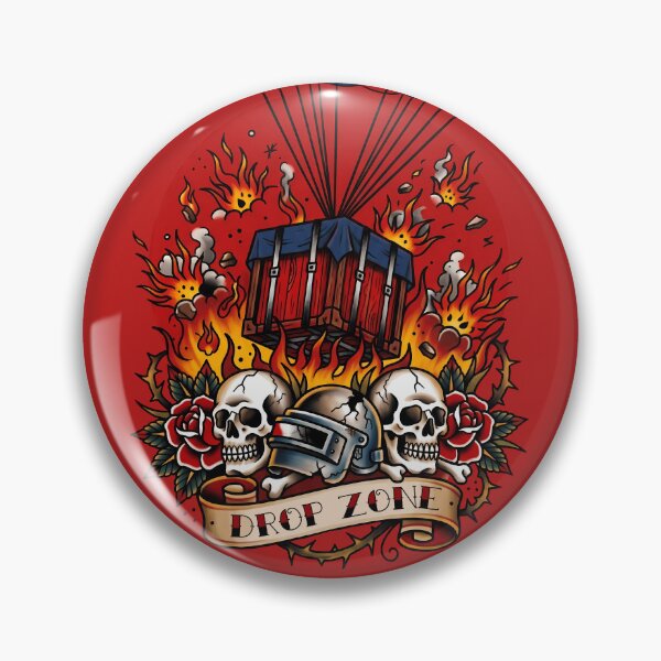 Item preview, Drop Zone Traditional Tattoo designed and sold by Fictional Ink Society.