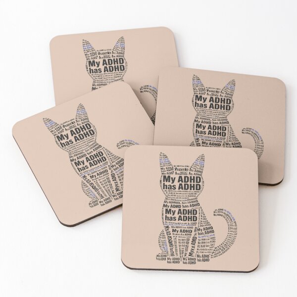 Item preview, My ADHD has ADHD Funny ADHD Cat designed and sold by T-version.