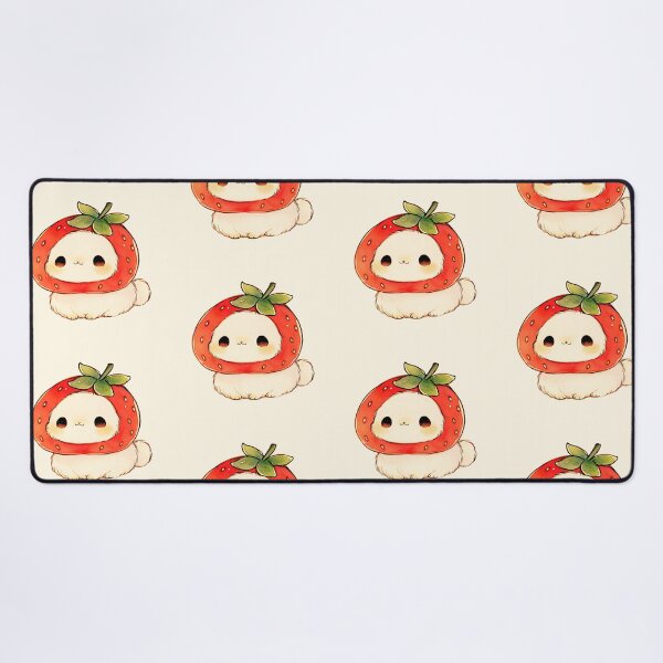 Item preview, Cute Bunny in Strawberry Costume designed and sold by jianina-alondra.