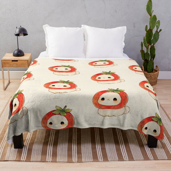 Item preview, Cute Bunny in Strawberry Costume designed and sold by jianina-alondra.