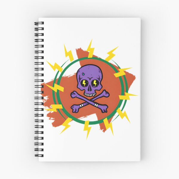 Item preview, Electrified Skull Black Art - Electric Neon Skeleton Graphic Design PERFECT GIFT FOR YOU AND FRIENDS designed and sold by S1LVERst.