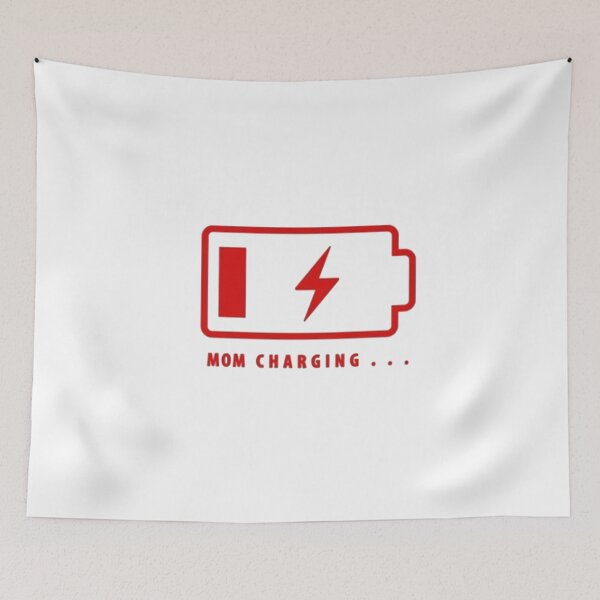 Item preview, Mom Charging Low Battery Funny Mom  designed and sold by roartusa.