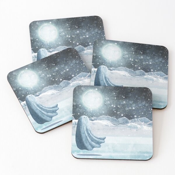 Item preview, Ghosts Of The Moon - cold Moon Landscape designed and sold by katherineblower.