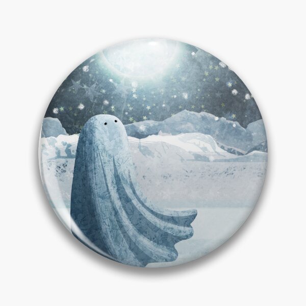 Item preview, Ghosts Of The Moon - cold Moon Landscape designed and sold by katherineblower.