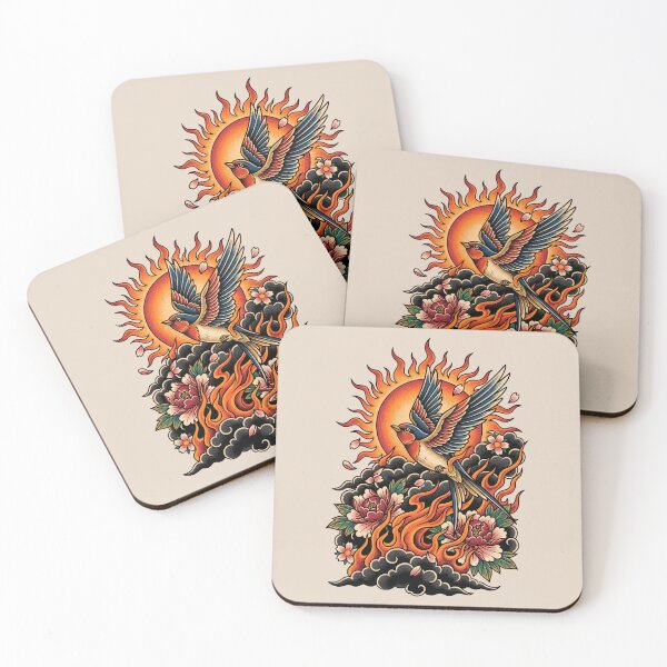 Item preview, Soaring The Sun Tattoo designed and sold by Tnerv.