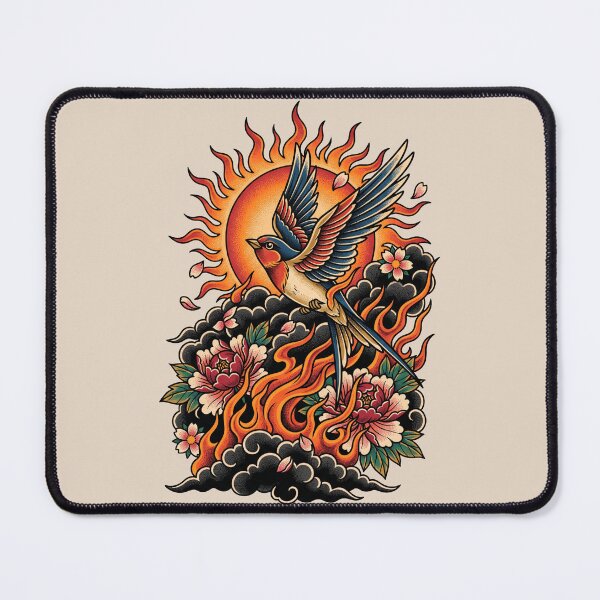 Item preview, Soaring The Sun Tattoo designed and sold by Tnerv.