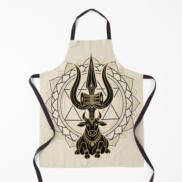 Item preview, Shiva Trishul Nandi Sacred Geometry designed and sold by hutofdesigns.
