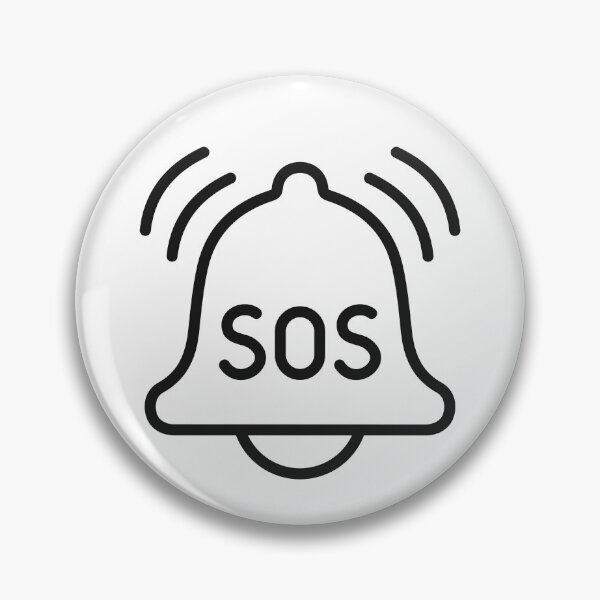 Item preview, Emergency SOS Alert Bell Line Icon designed and sold by VectorForge Studio.