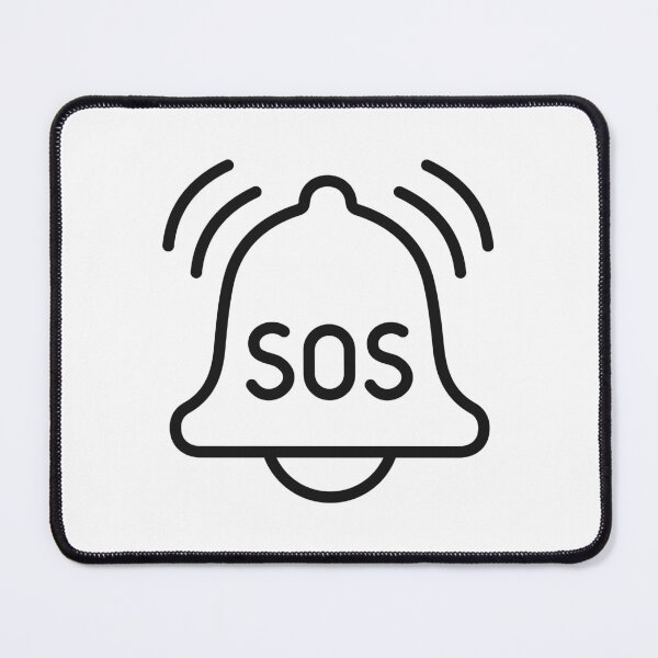 Item preview, Emergency SOS Alert Bell Line Icon designed and sold by VectorForge Studio.