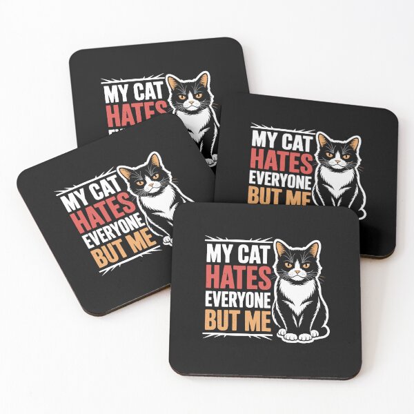 Item preview, MY CAT HATES EVERYONE BUT ME designed and sold by jkrphoto.