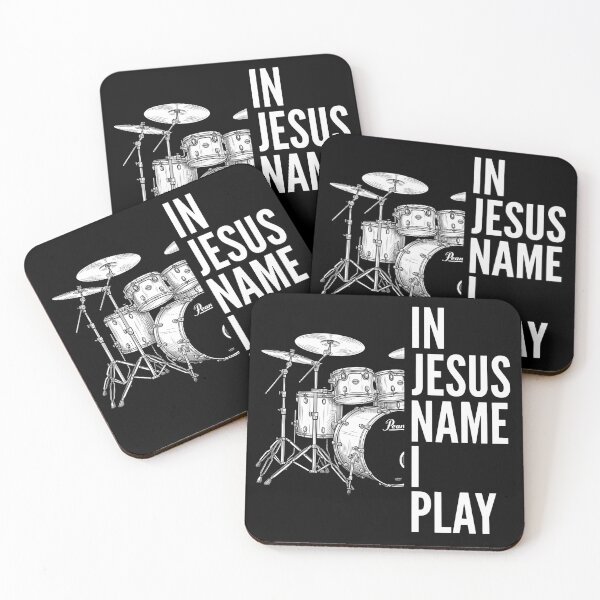 Aperçu de l'œuvre In Jesus Name I Play Drums créée et vendue par Parallel Label .