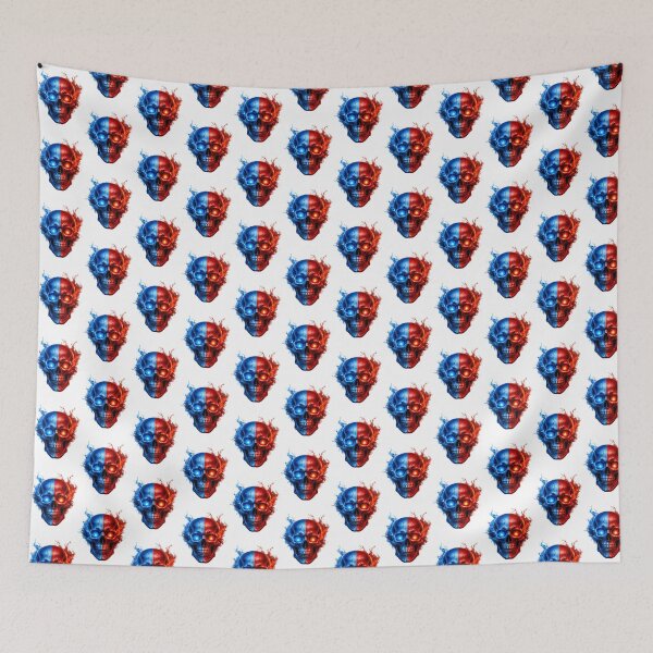 Item preview, Fire Ice Skull LIMITED EDITION designed and sold by S1LVERst.