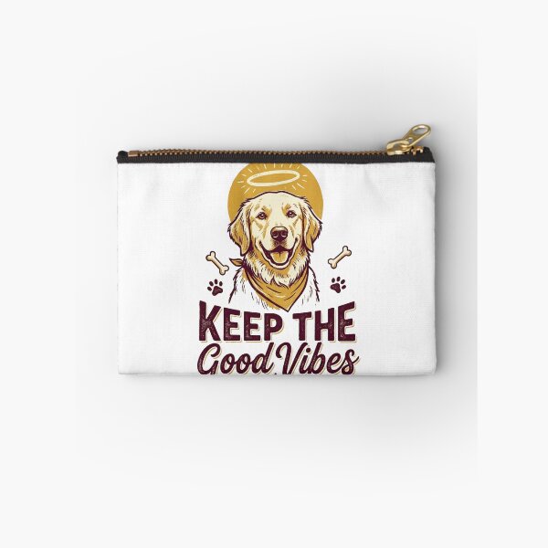 Item preview, Keep the Good Vibes – Golden Retriever Halo Design designed and sold by @SHINTOSARTSTORE.