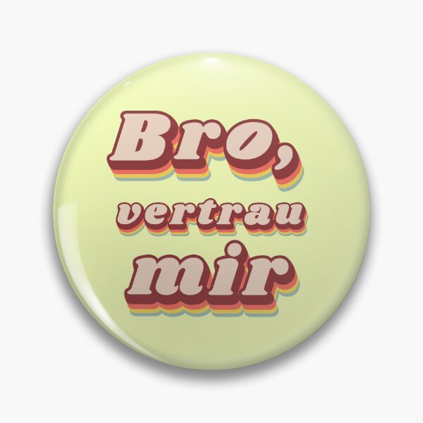 Artikelvorschau, Bro vertrau mir Spruch Retro Jugendsprache Lustig Humor entworfen und verkauft von Mauswohn.
