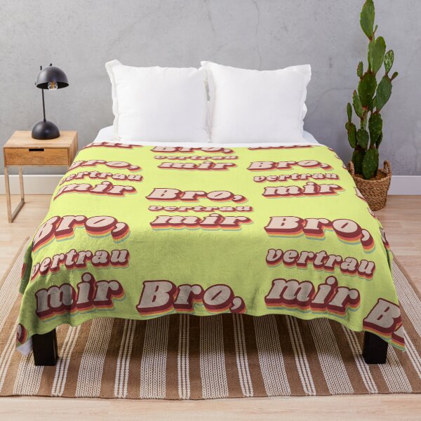 Item preview, Bro, trust me! Retro slang, youth language, funny, humor designed and sold by Mauswohn.