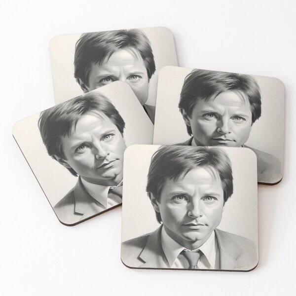 Item preview, Michael J. Fox designed and sold by WorldofCharcoal.